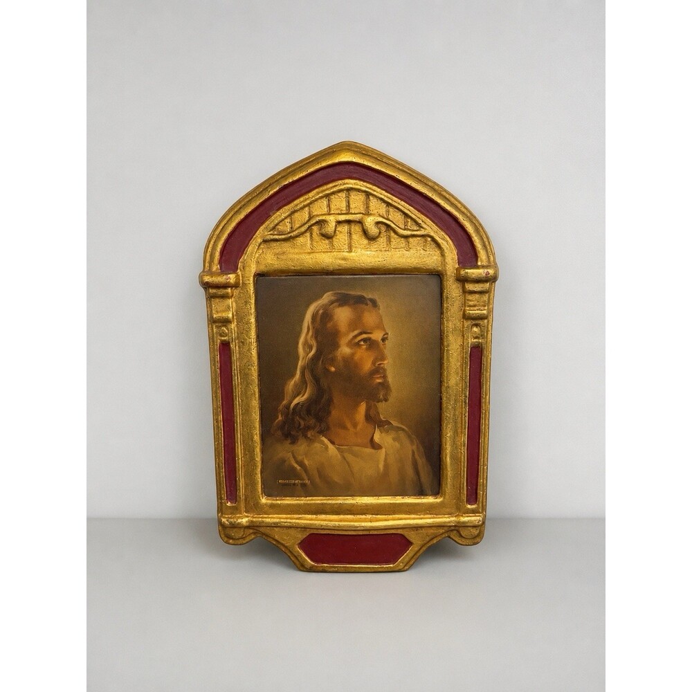 Vintage Warner Sallman “Christ” Wall Plaque